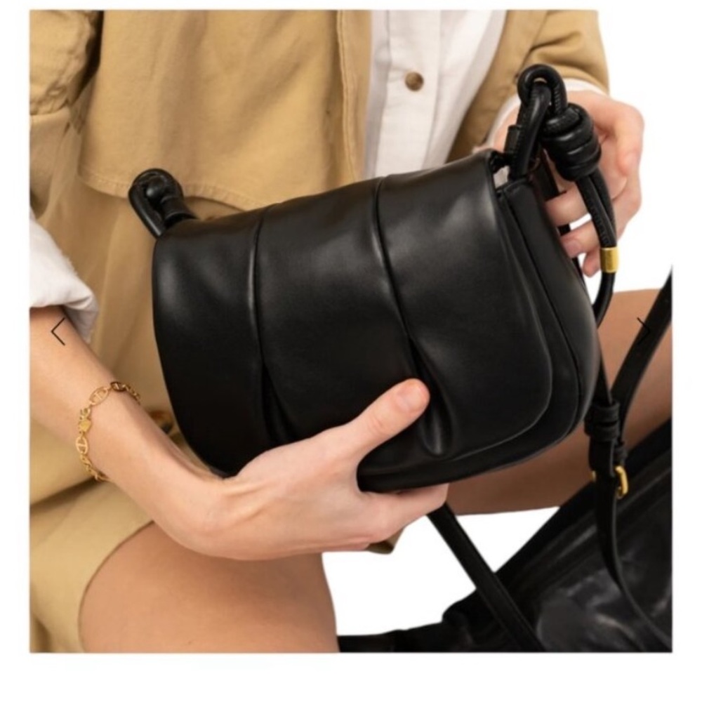 NEW Rachel Zoe Jacquelyn Bag Black Crossbody Removable Strap BEAUTIFUL!